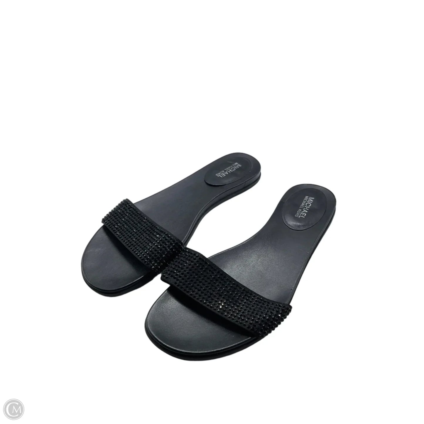 Sandals Flats By Michael By Michael Kors In Black, Size: 8
