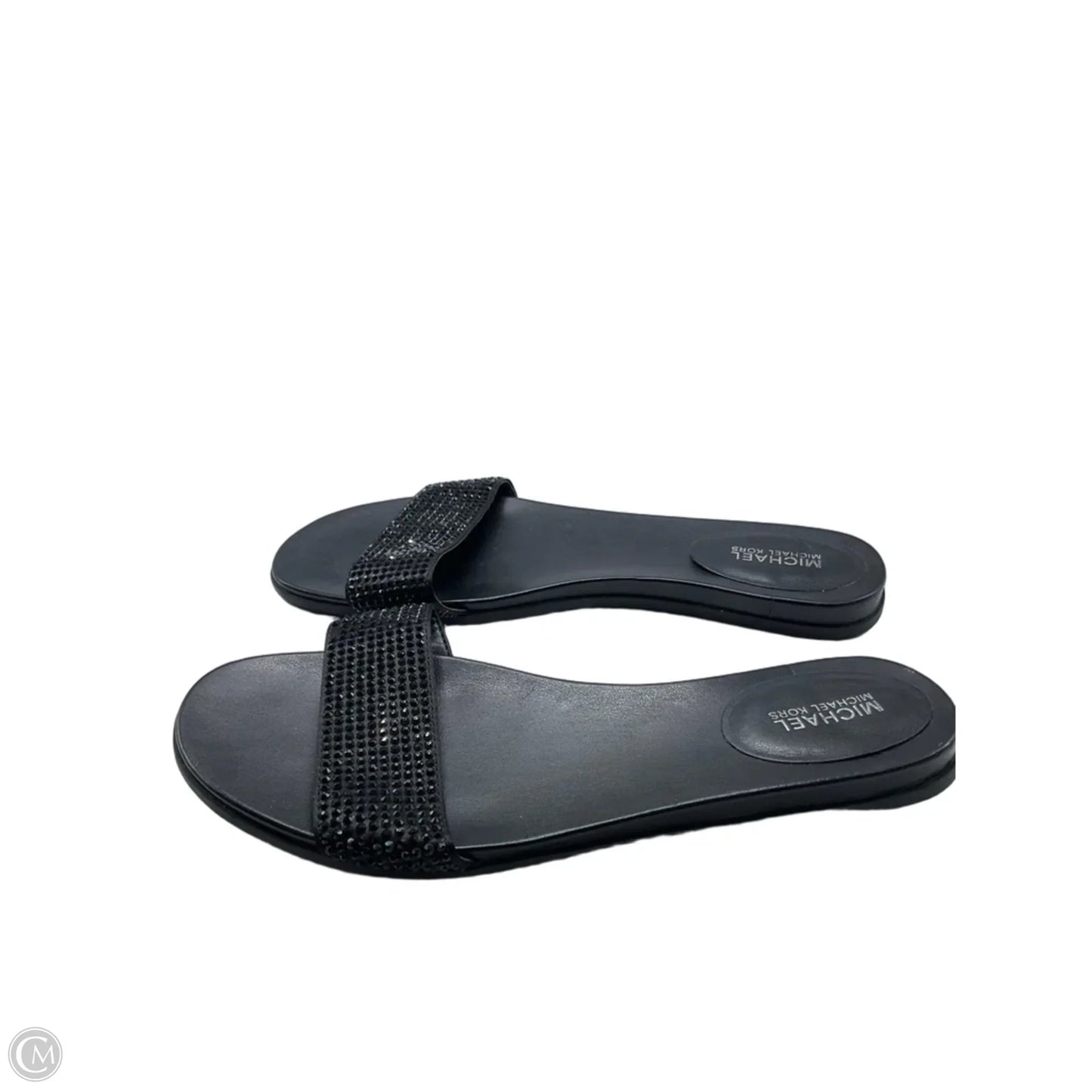 Sandals Flats By Michael By Michael Kors In Black, Size: 8