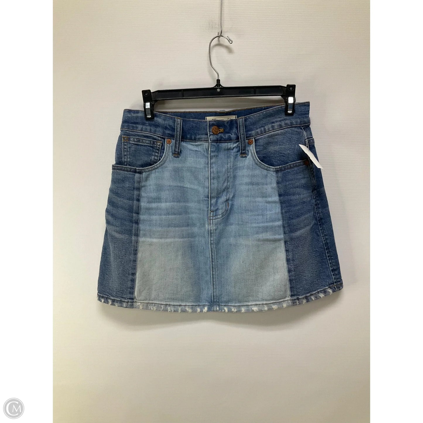 Skirt Mini & Short By Madewell In Blue Denim, Size: 2