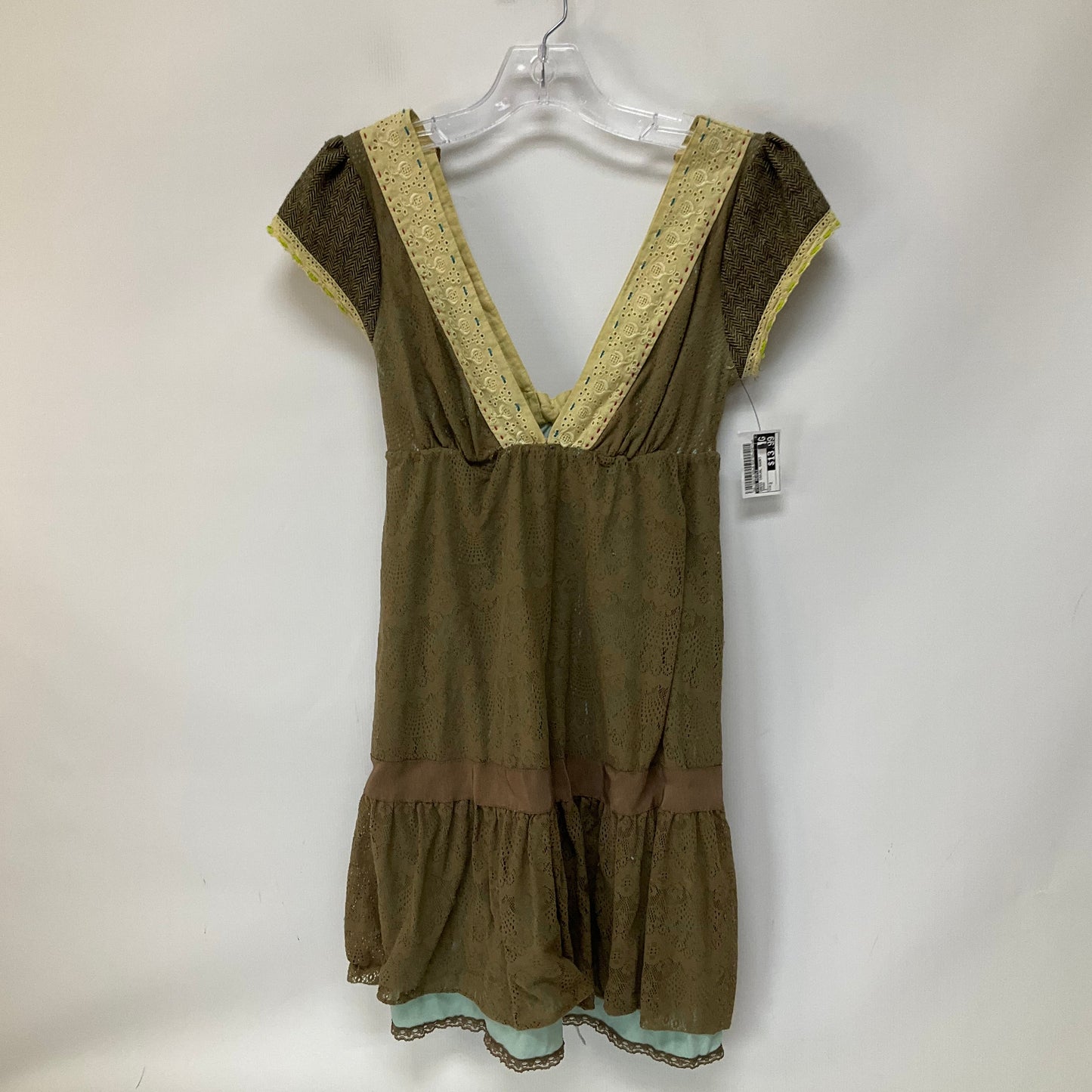 Brown Dress Casual Short Free People, Size 2