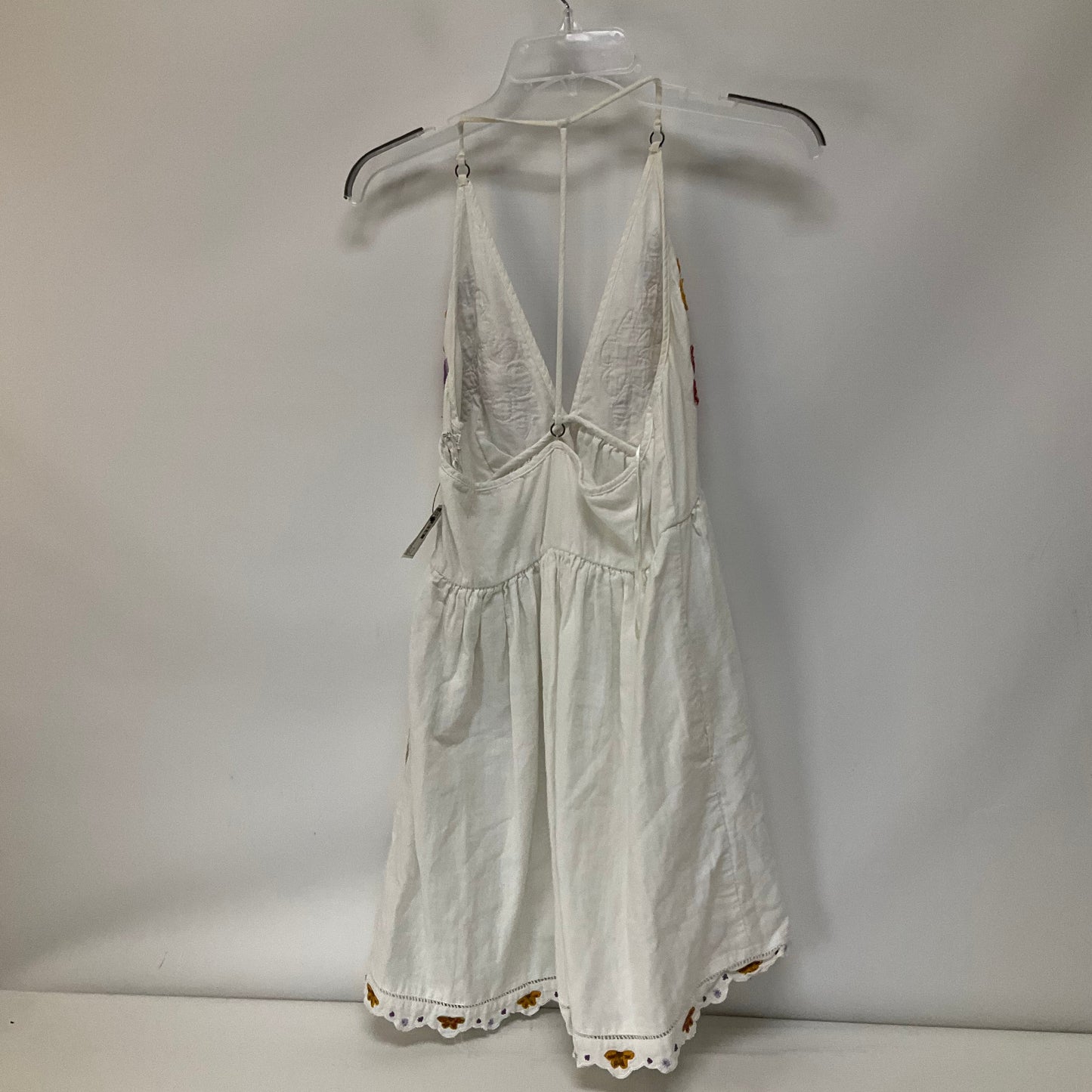 White Dress Casual Short Free People, Size M