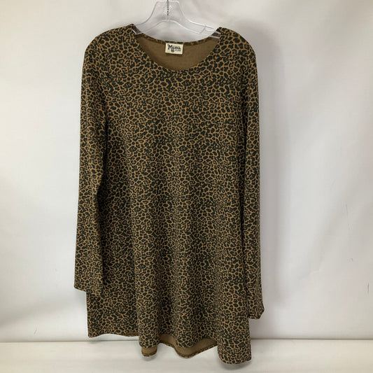 Animal Print Dress Casual Short Show Me Your Mumu, Size Xl