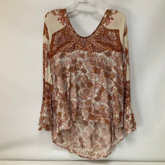 Multi-colored Top Long Sleeve Free People, Size L