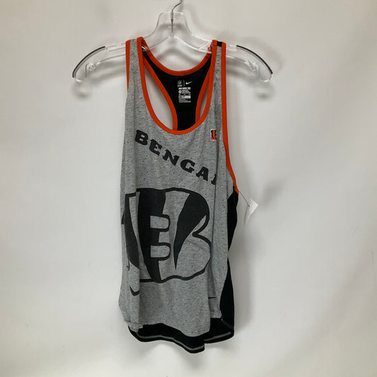 Grey & Orange Athletic Tank Top Nfl, Size 2x