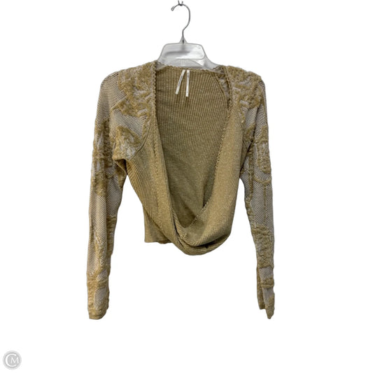 Sweater By Anthropologie In Tan, Size: M