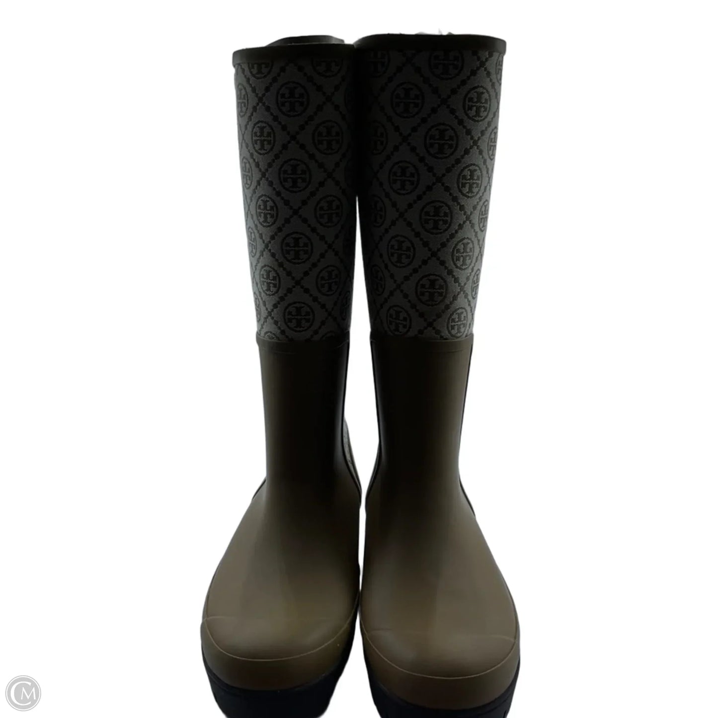 Boots Designer By Tory Burch In Cream & Tan, Size: 9
