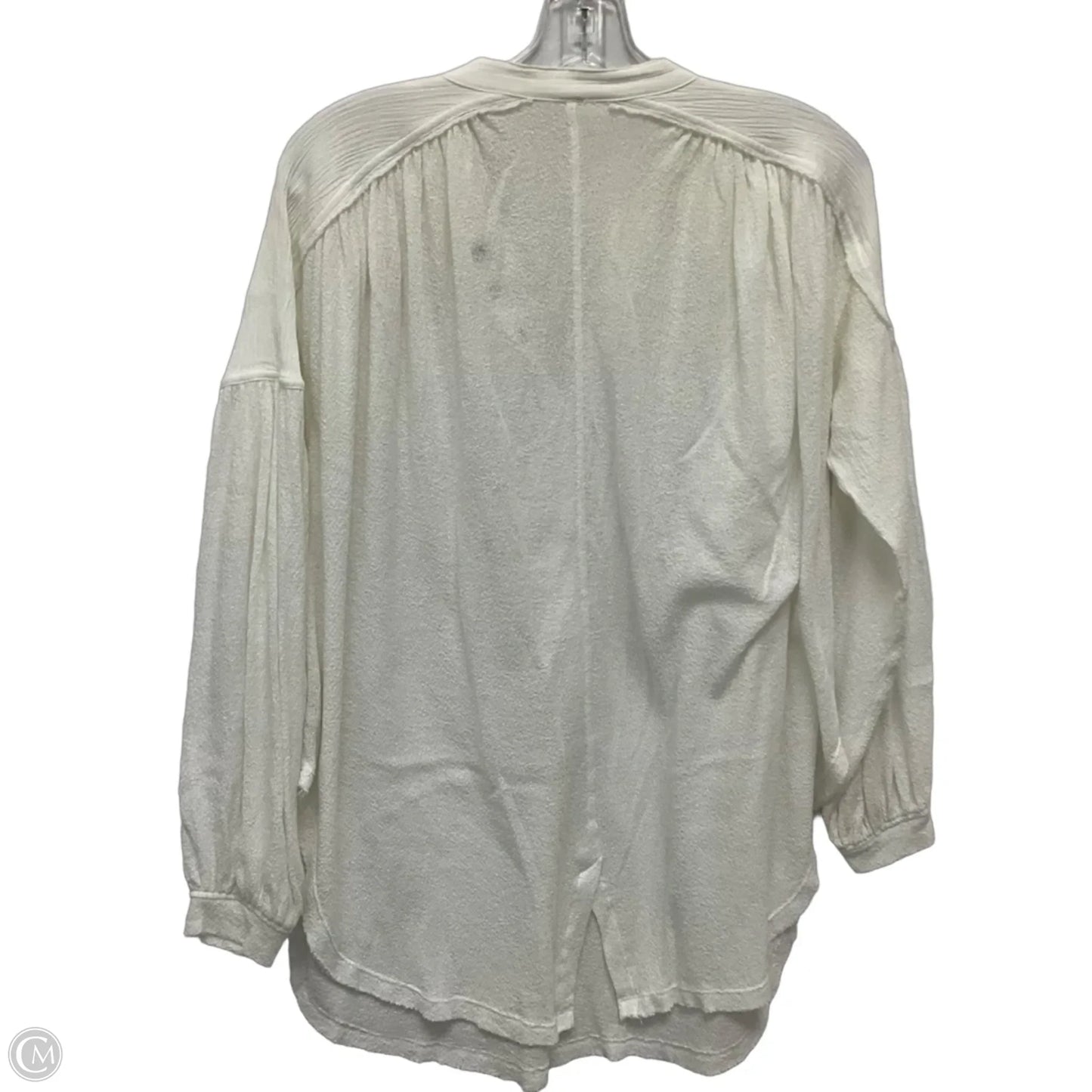 Top Long Sleeve By Free People In Cream, Size: Xs