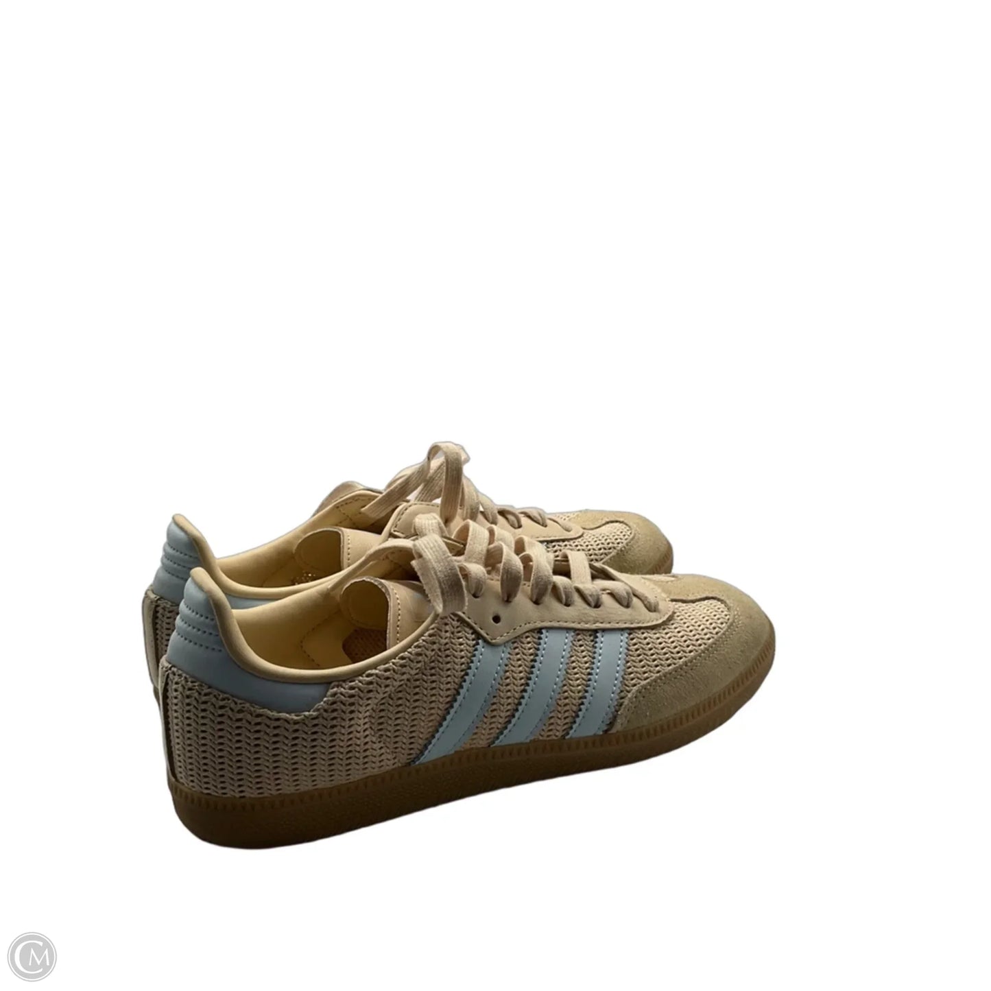 Shoes Athletic By Adidas In Blue & Cream, Size: 8
