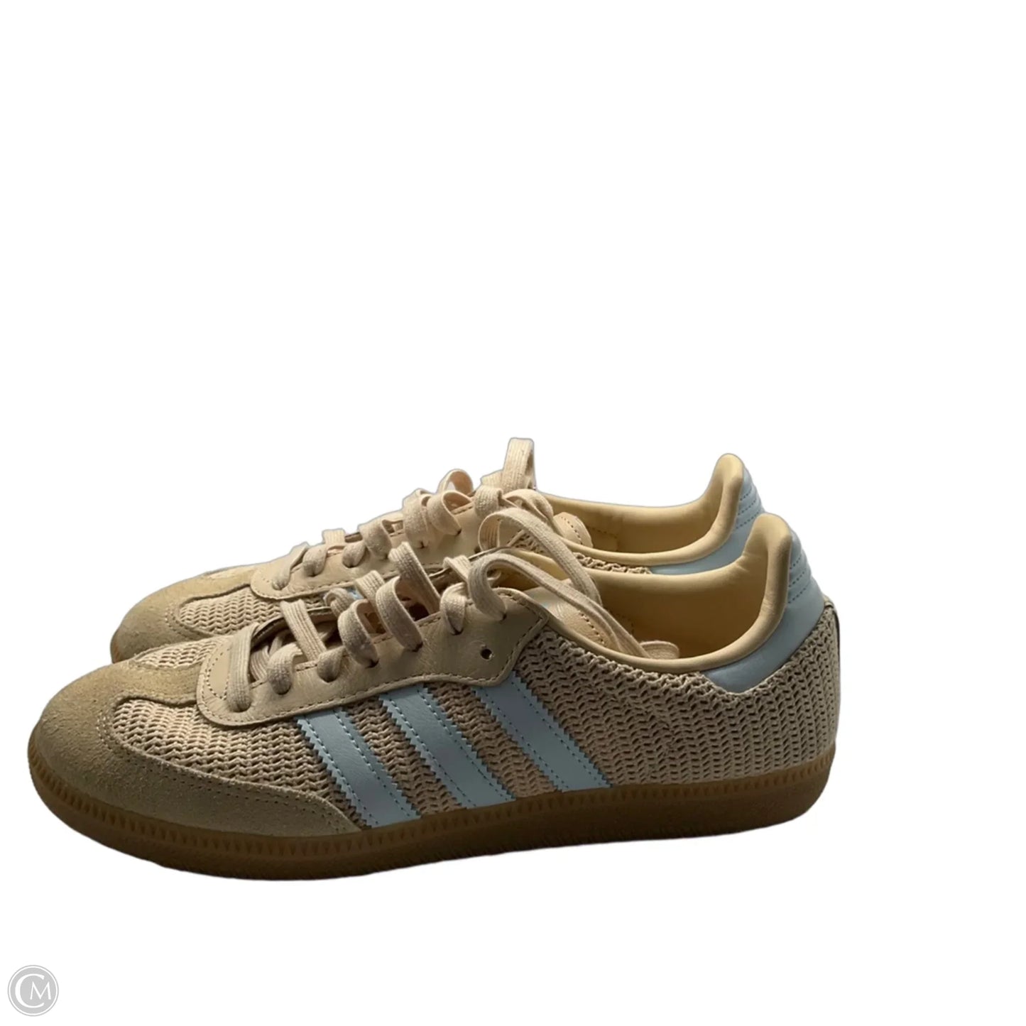 Shoes Athletic By Adidas In Blue & Cream, Size: 8