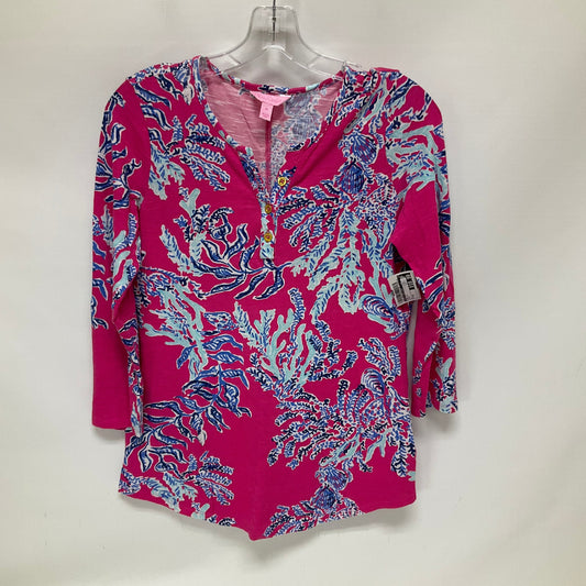 Pink Top Long Sleeve Lilly Pulitzer, Size M