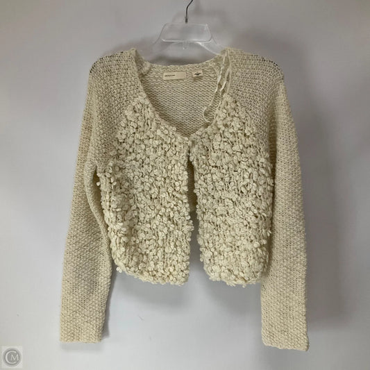 Sweater Cardigan By Sleeping On Snow In Cream, Size: L
