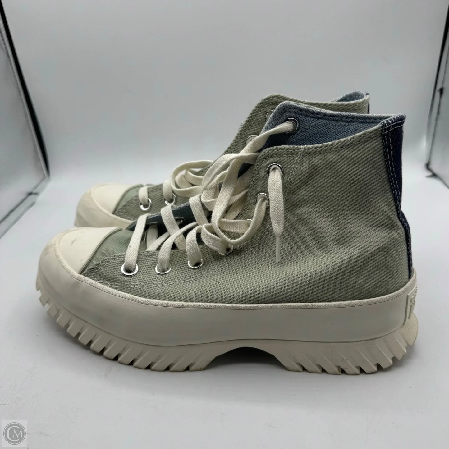 Shoes Sneakers By Converse In Green, Size: 6.5