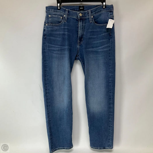 Jeans Straight By Edwin In Blue Denim, Size: 8