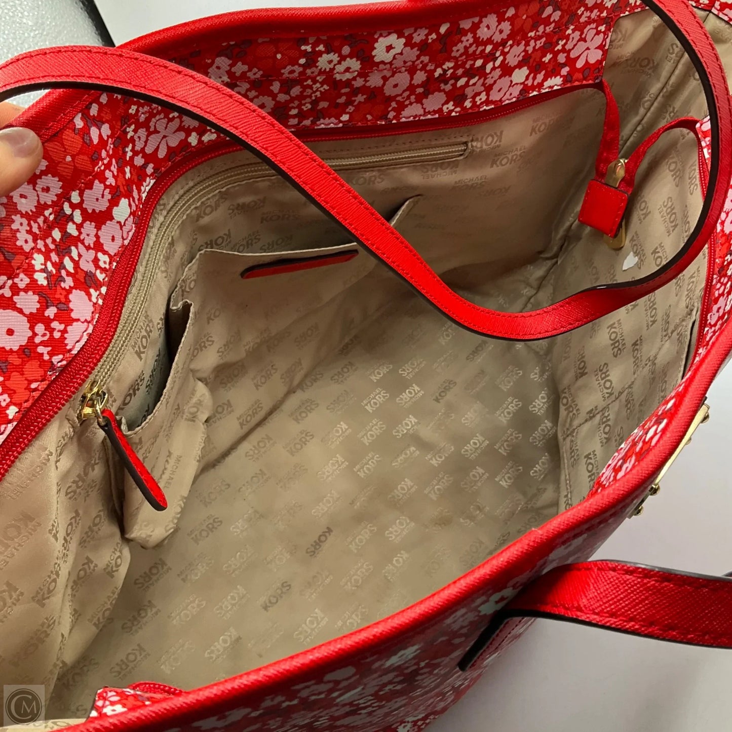 Handbag Designer By Michael Kors, Size: Large