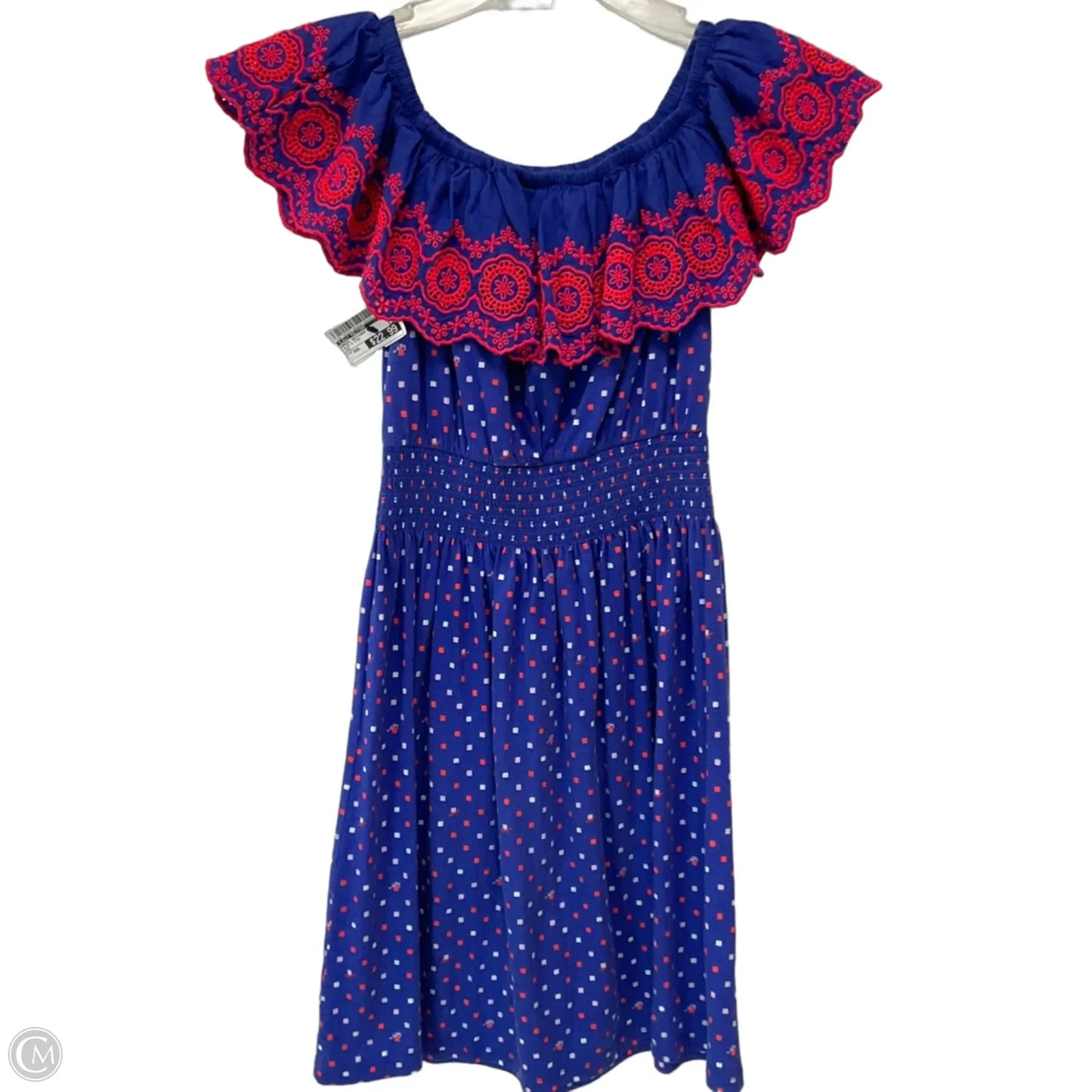 Dress Designer By Lilly Pulitzer In Blue & Pink, Size: Xxs