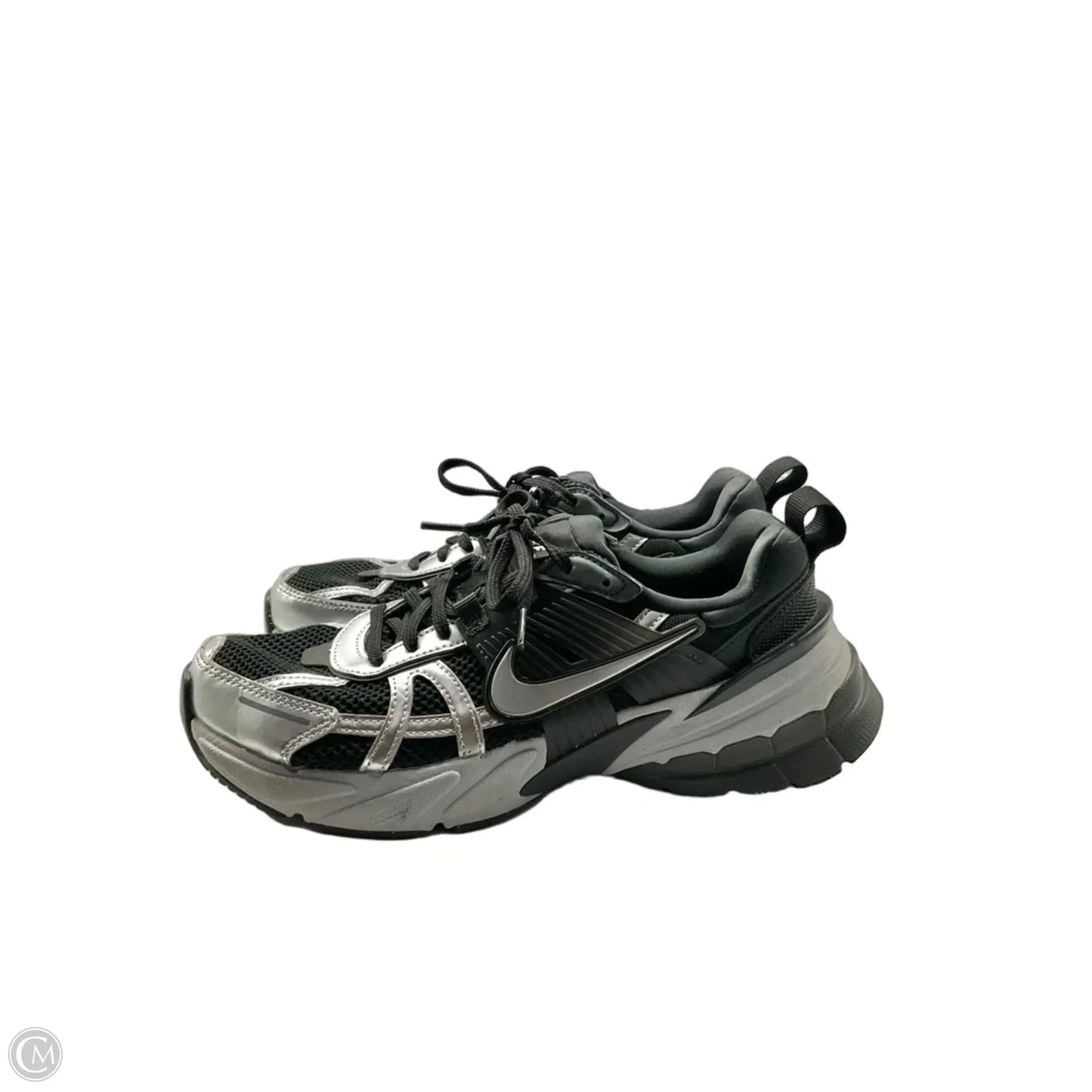 Shoes Athletic By Nike In Black & Silver, Size: 8.5