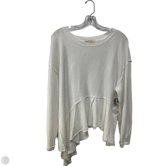 Top Long Sleeve By We The Free In White, Size: S