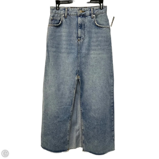 Skirt Maxi By Pilcro In Blue Denim, Size: 2