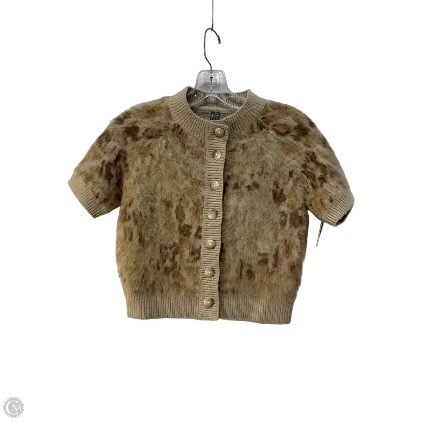 Sweater Cardigan By Anthropologie In Brown, Size: Xs