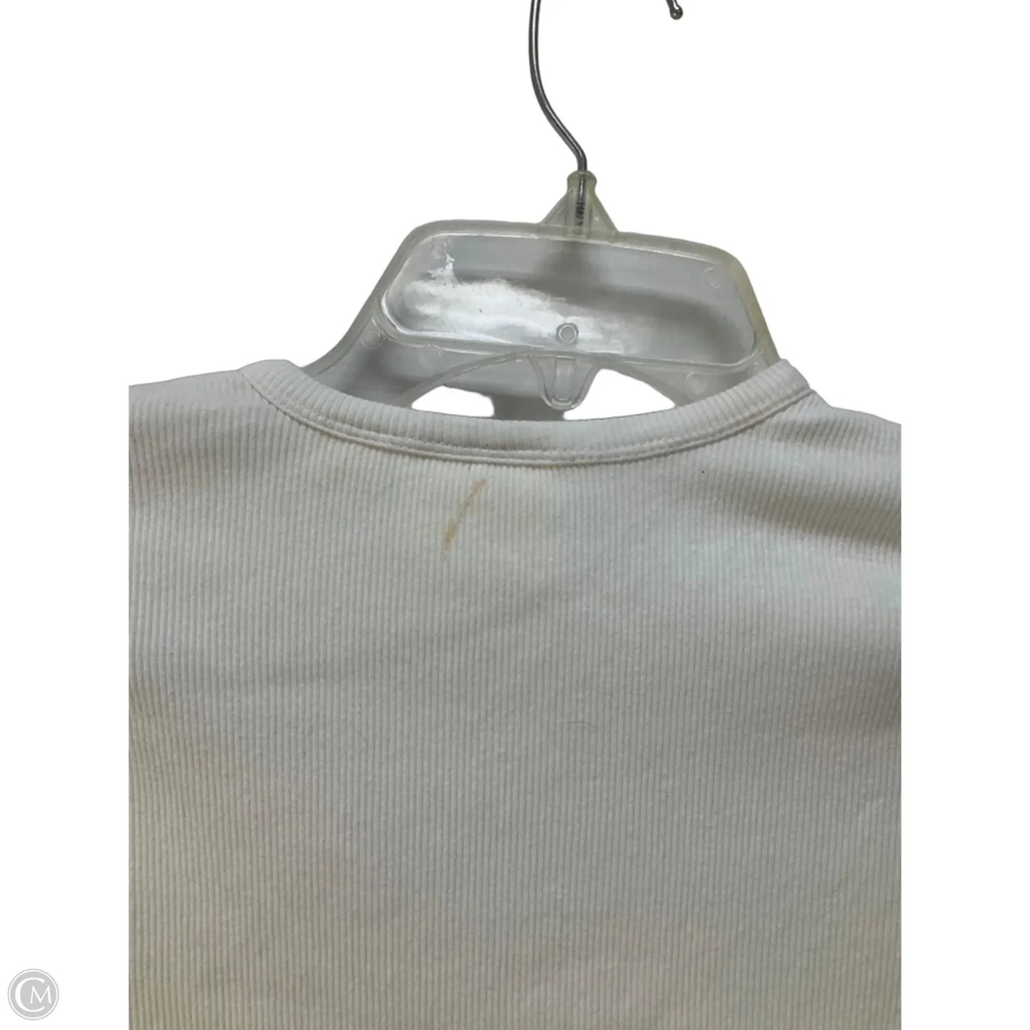 Top Short Sleeve Basic By Maeve In White, Size: S