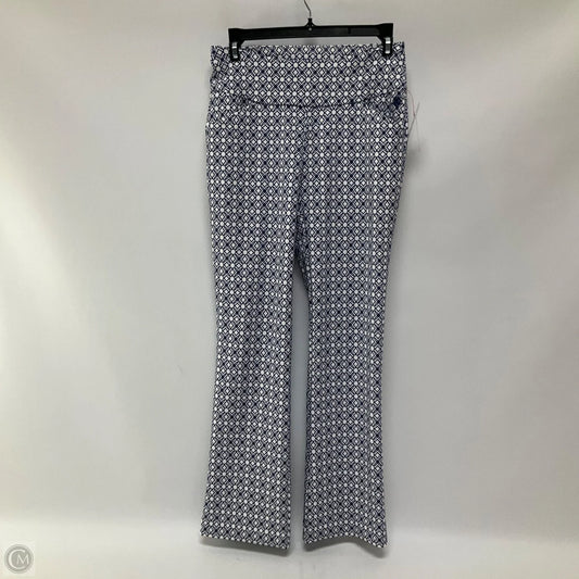 Pants Designer By Lilly Pulitzer In Blue & White, Size: 0