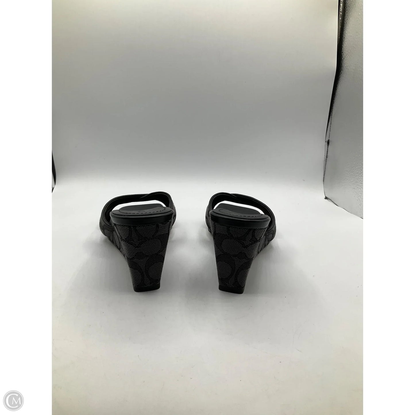 Sandals Designer By Coach In Black, Size: 8.5