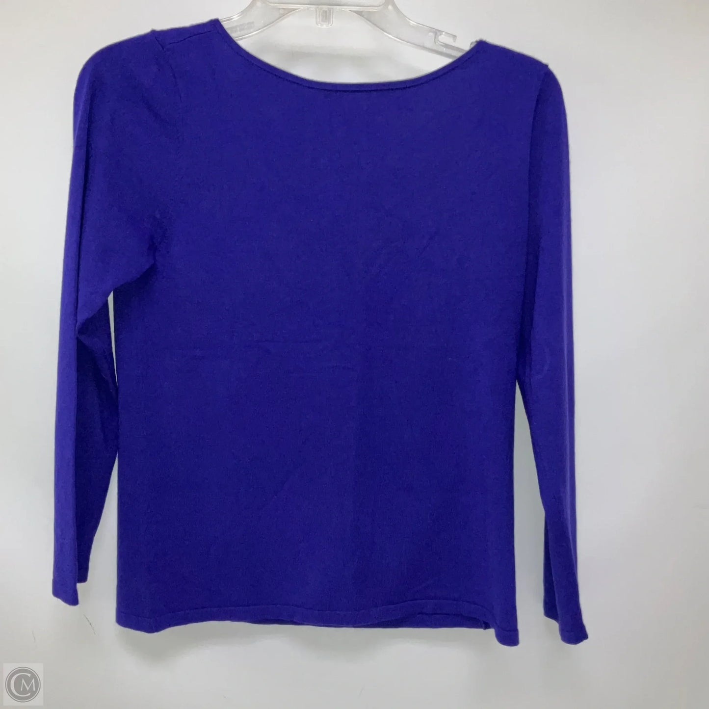 Top 3/4 Sleeve Designer By Lilly Pulitzer In Purple, Size: M