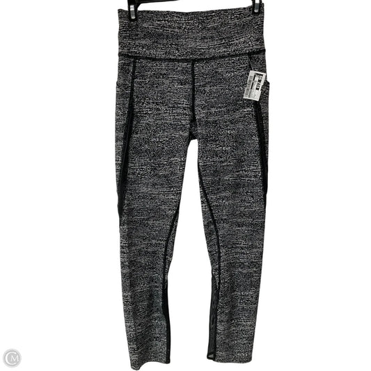 Athletic Leggings By Lululemon In Black & White, Size: 6