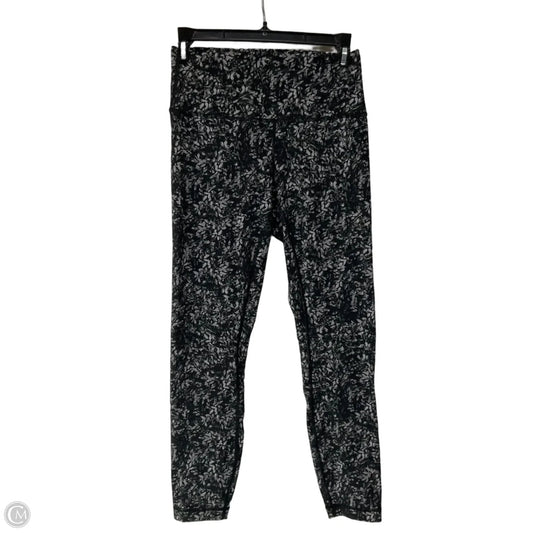 Athletic Leggings By Lululemon In Floral Print, Size: 6