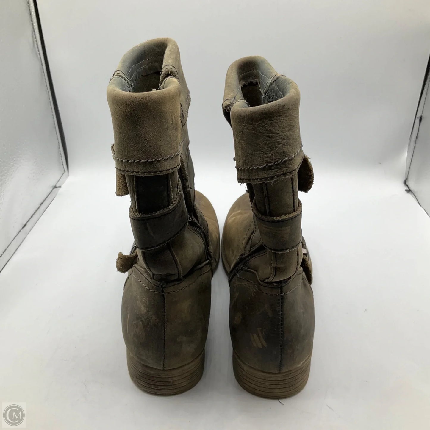 Boots Ankle Flats By Bed Stu In Brown, Size: 8.5