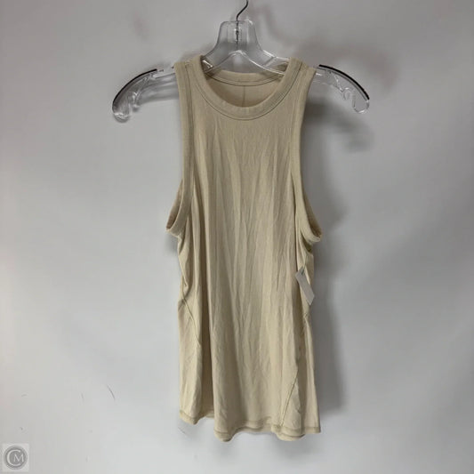 Athletic Tank Top By Lululemon In Beige, Size: S