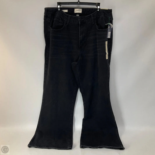 Jeans Flared By Universal Thread In Black Denim, Size: 18