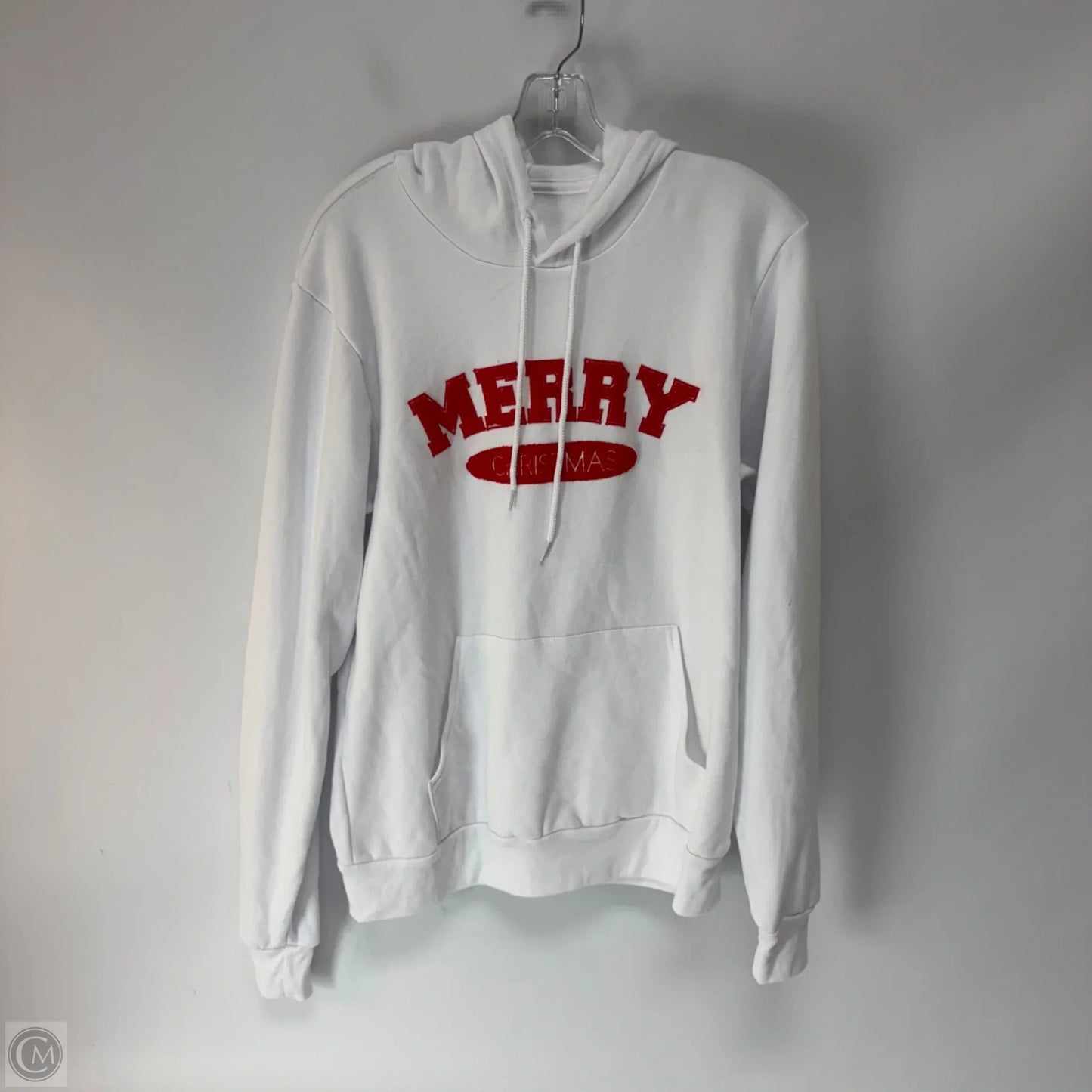 Sweatshirt Hoodie By Bella + Canvas In White, Size: M