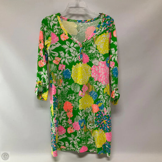 Dress Designer By Lilly Pulitzer In Floral Print, Size: S