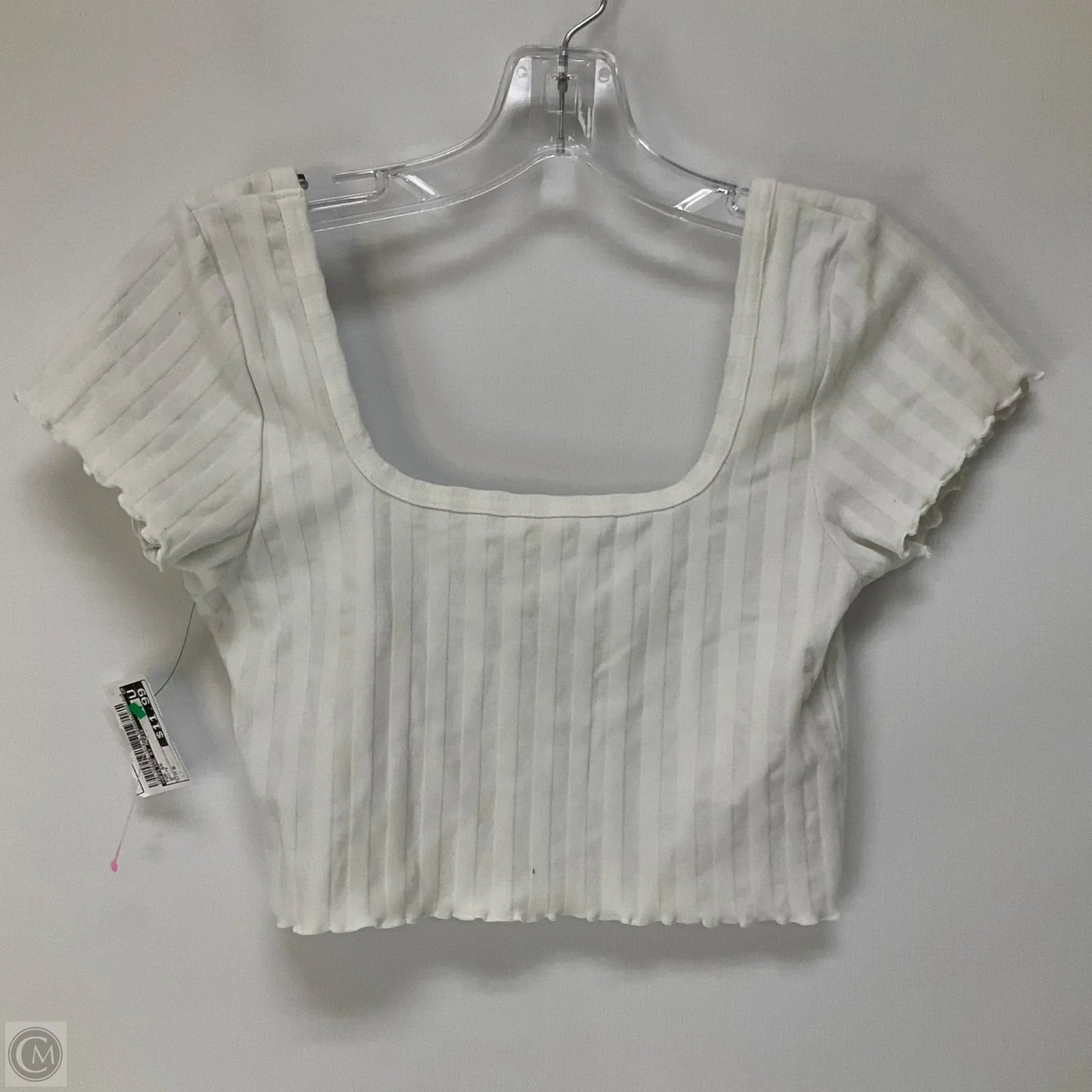 Top Short Sleeve By Offline By Aerie In White, Size: S
