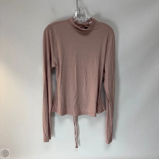Top Long Sleeve By Free People In Pink, Size: Xl