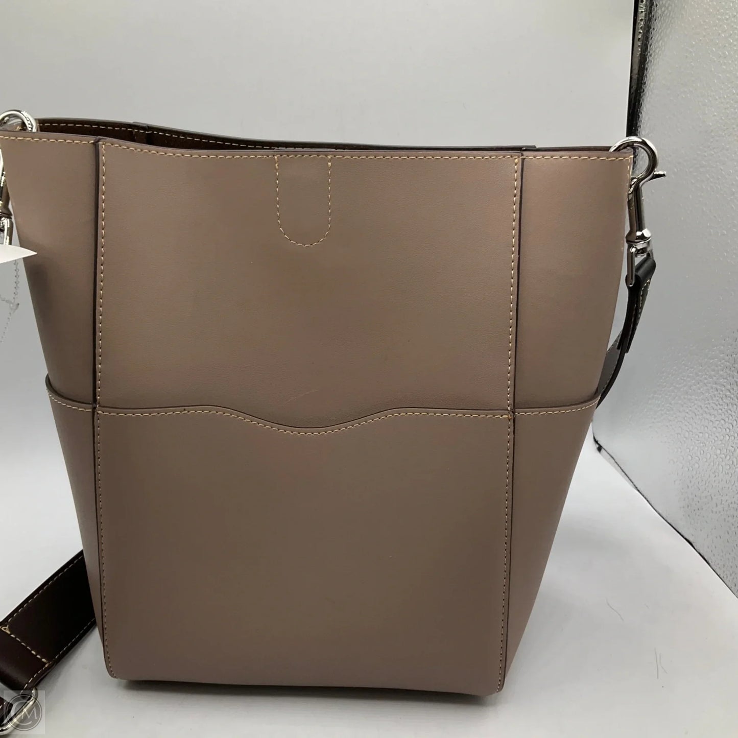 Handbag Leather By Cmb, Size: Medium