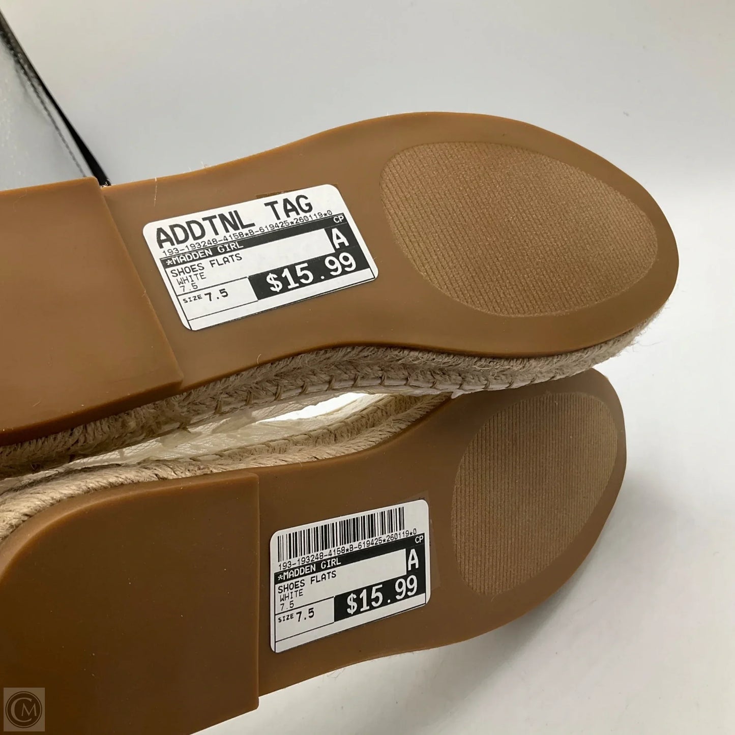 Shoes Flats By Madden Girl In White, Size: 7.5