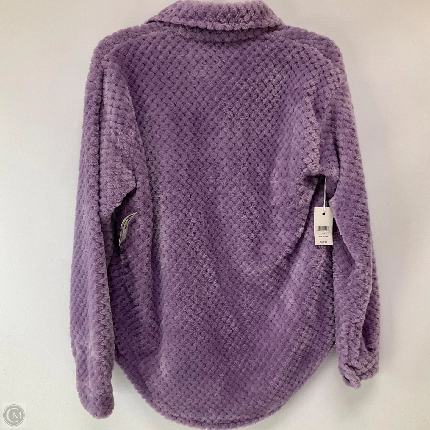 Jacket Shirt By Simply Southern In Purple, Size: S