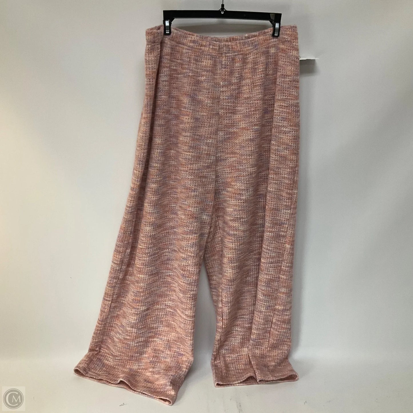 Pants Lounge By Cider In Pink, Size: 1x