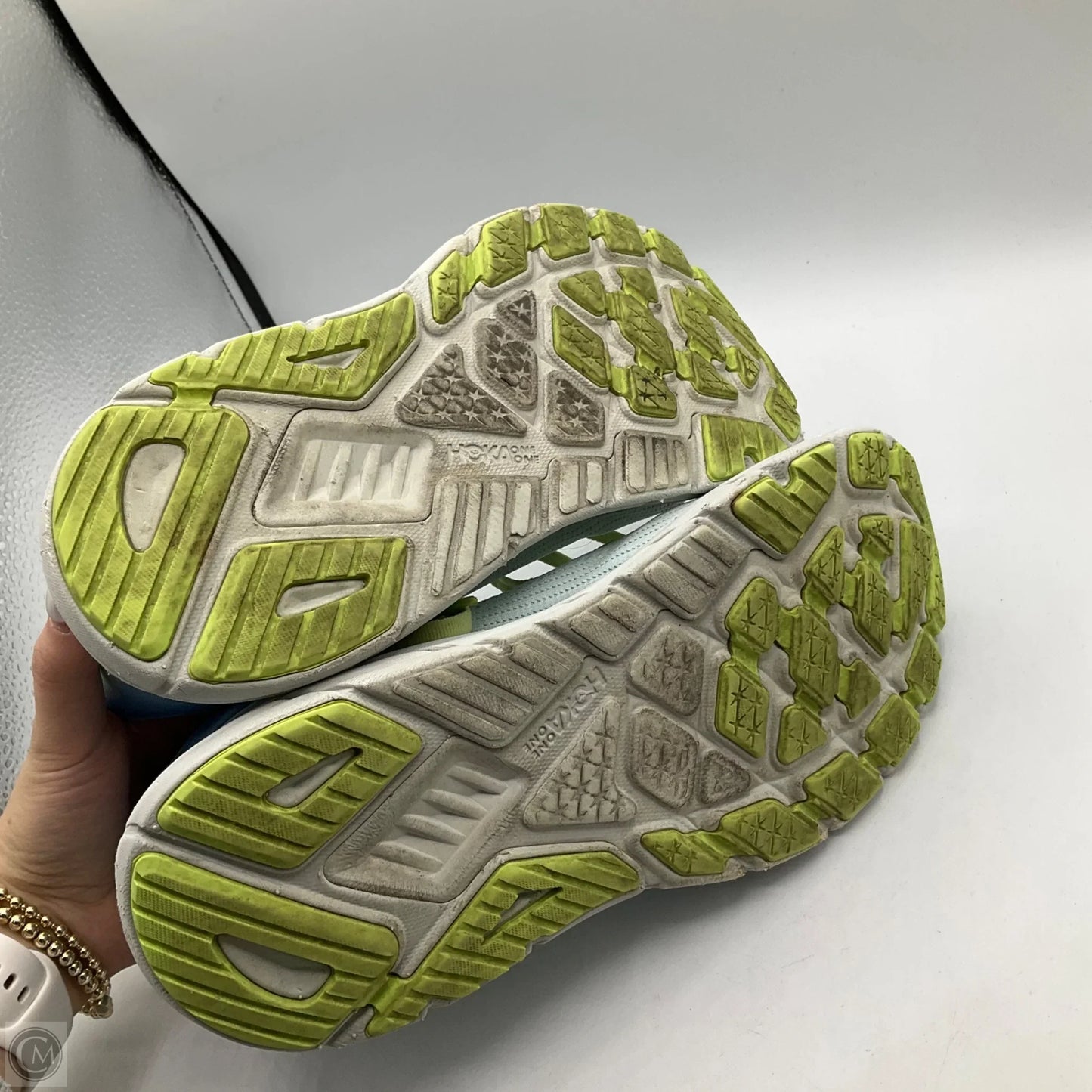 Shoes Athletic By Hoka In Blue, Size: 8