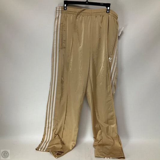 Athletic Pants By Adidas In Gold, Size: Xl