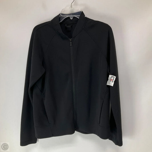 Athletic Jacket By Lululemon In Black, Size: 8