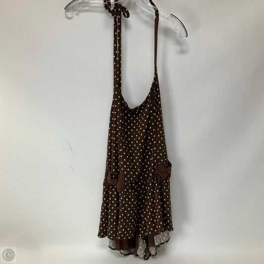 Romper By Free People In Polkadot Pattern, Size: Xs