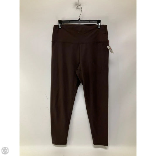 Athletic Leggings By Offline By Aerie In Brown, Size: Xl
