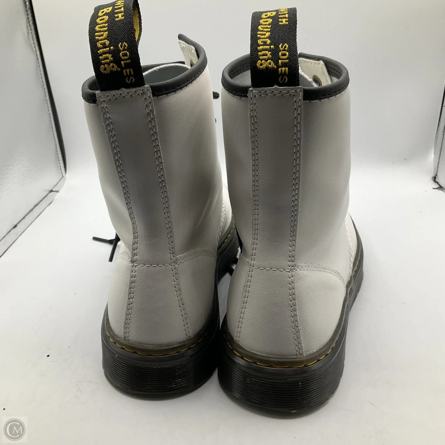Boots Combat By Dr Martens In White, Size: 10