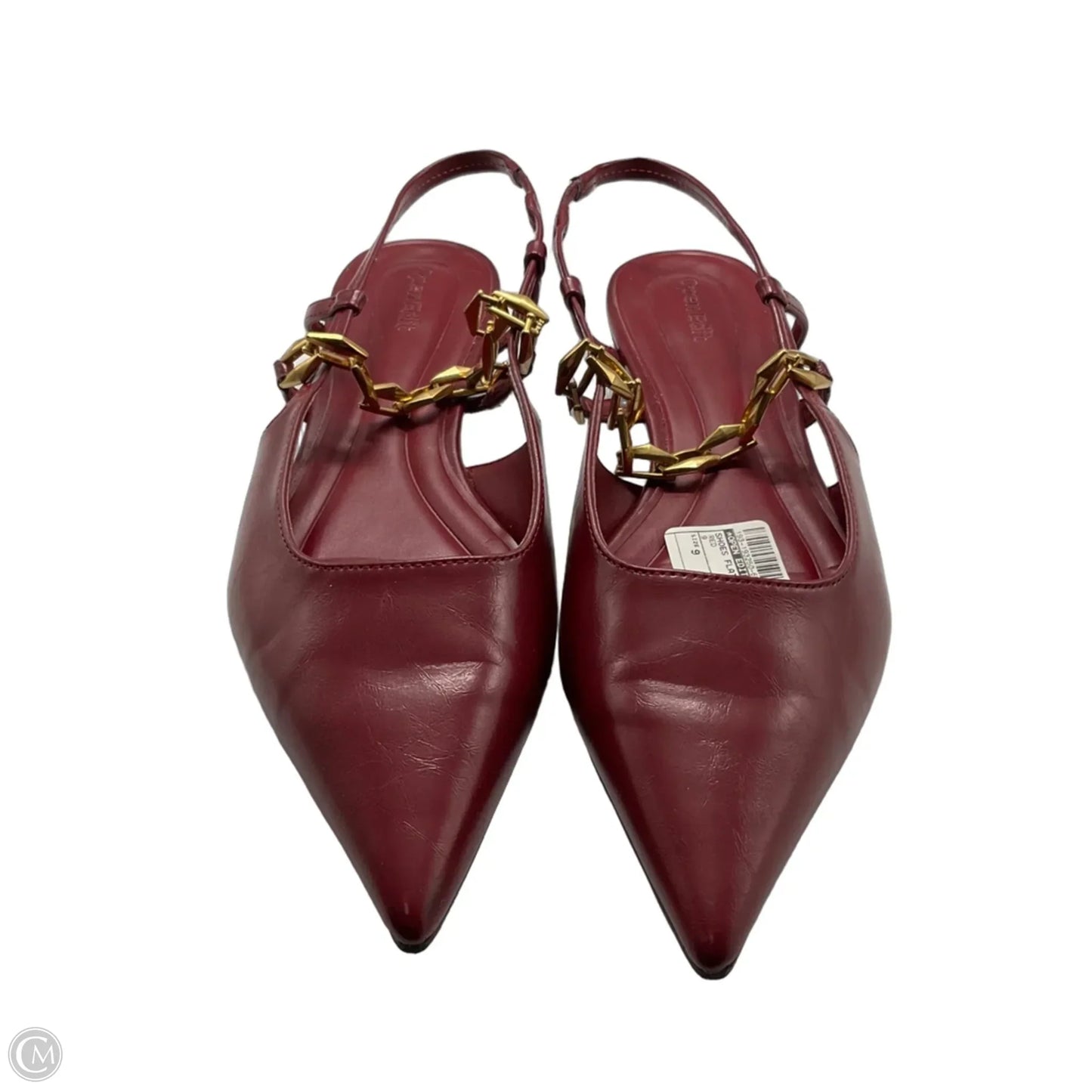 Shoes Flats By Open Edit In Red, Size: 9
