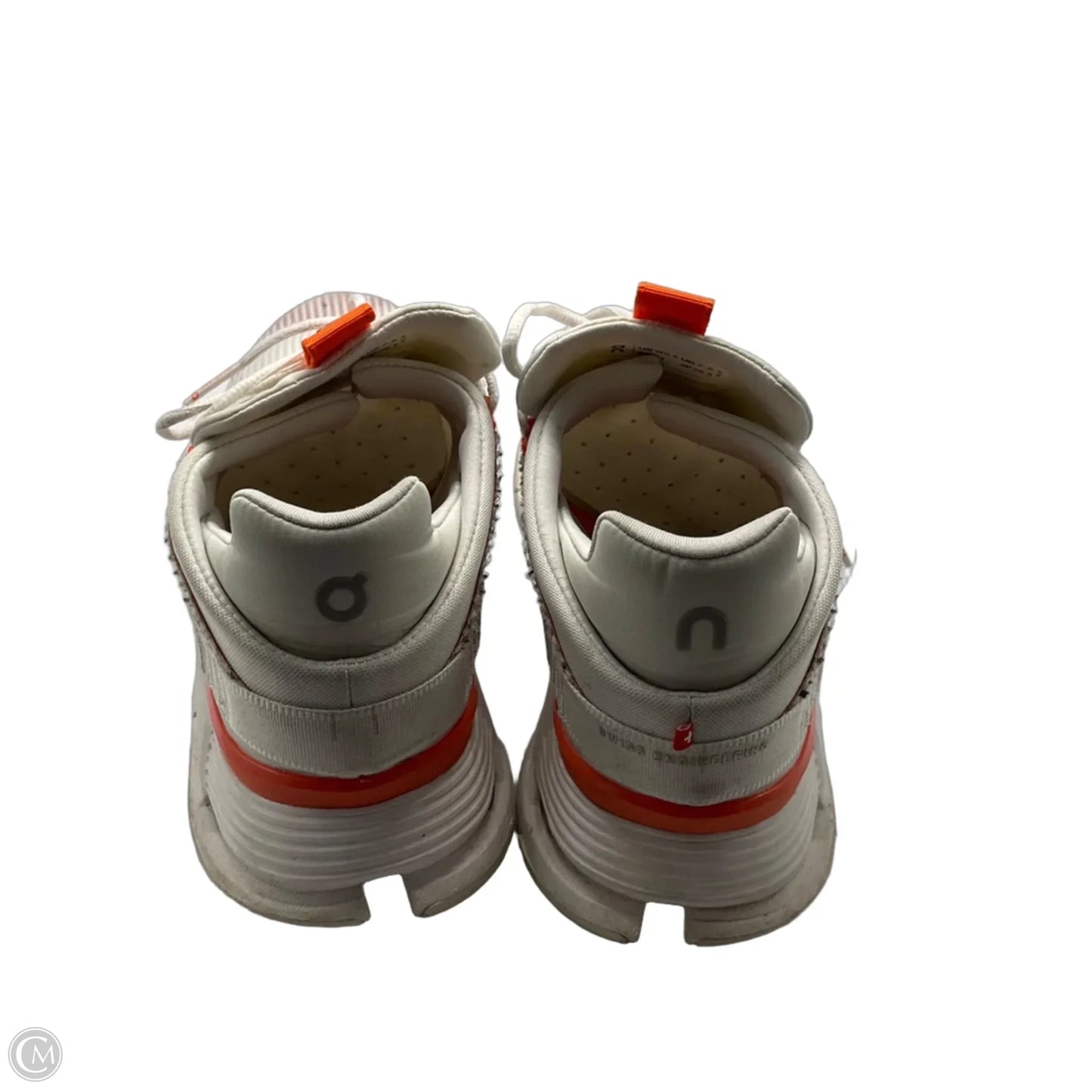 Shoes Athletic By On In Orange & White, Size: 9.5