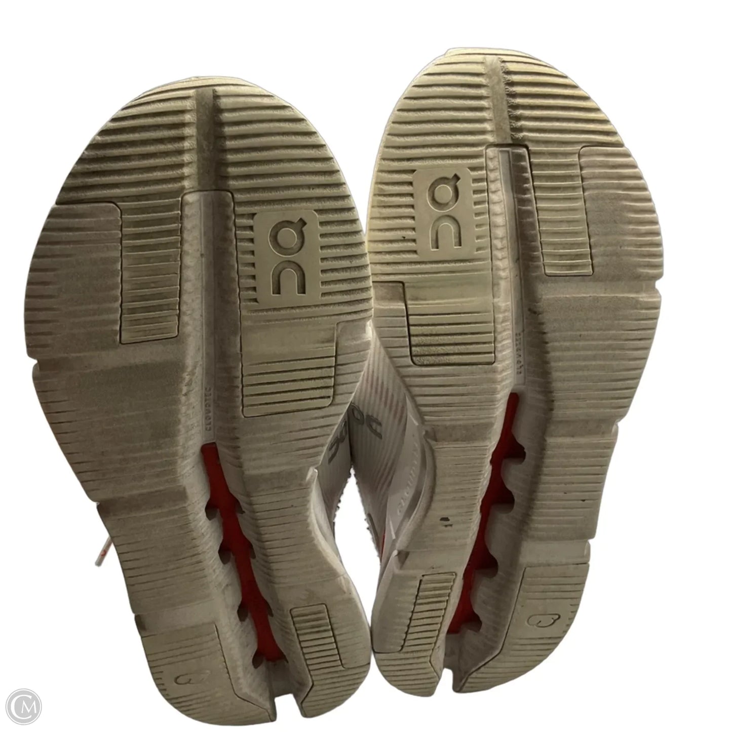 Shoes Athletic By On In Orange & White, Size: 9.5