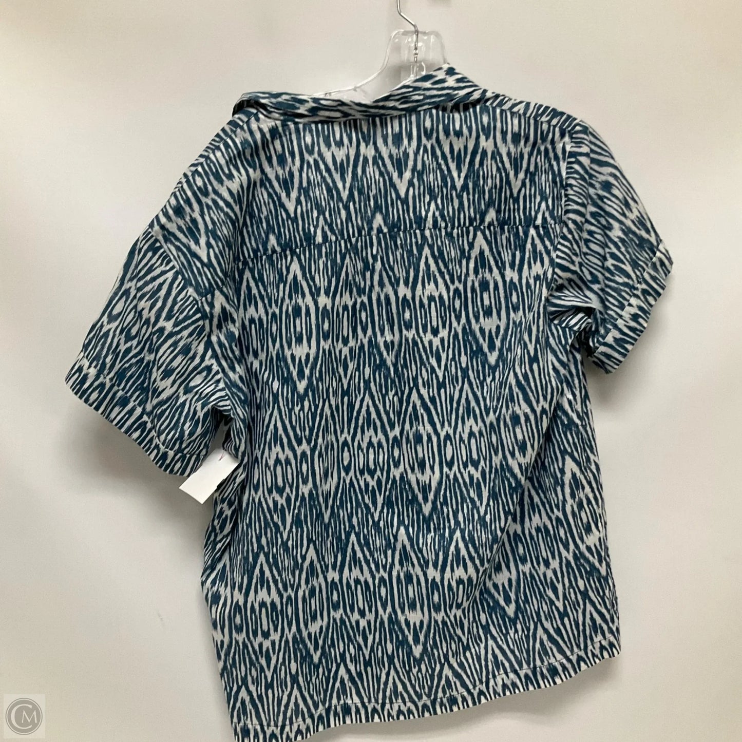 Top Short Sleeve By Pilcro In Teal, Size: M